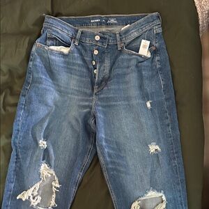 Old Navy Blue High-Rise Jeans